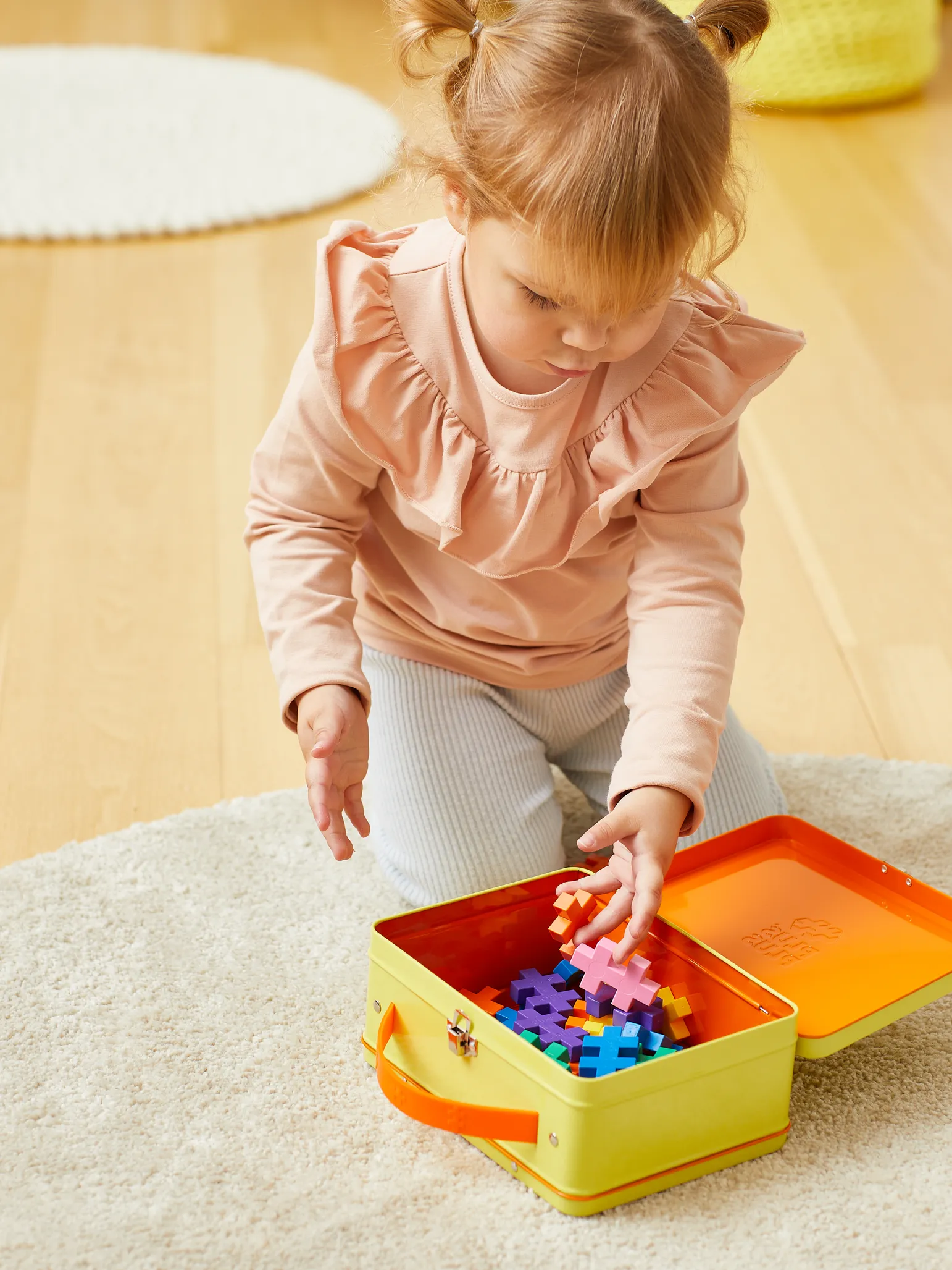 BIG Gul Metallväska - 70 stk